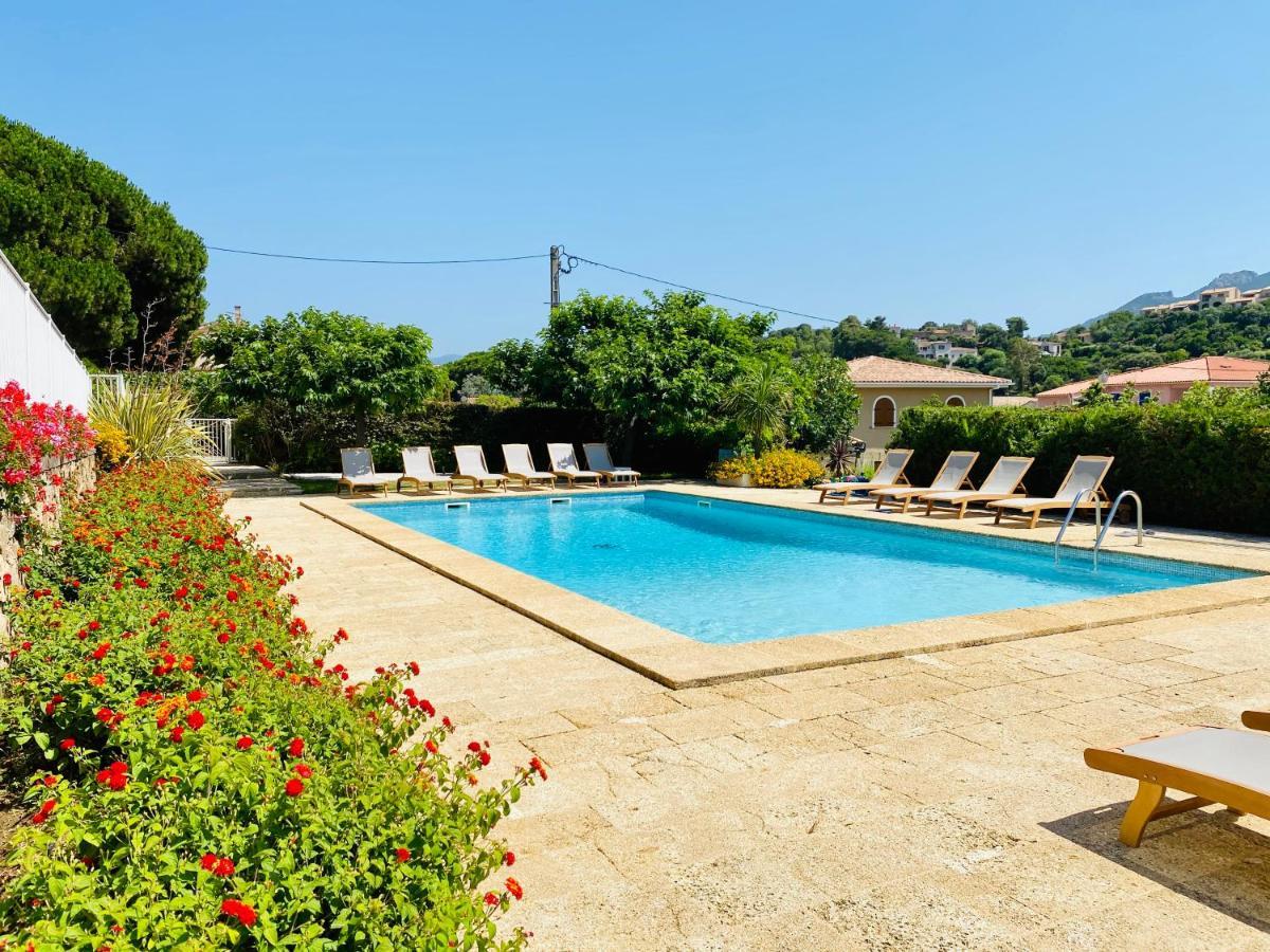 Résidence Marie Diane - Appart Coté Piscine F Propriano  Extérieur photo